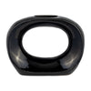 Ceramic 11" Oval Vase - Shiny Black | Vase ovale de 11 po en céramique - noir lustré
