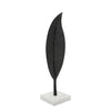 Metal 19" Leaf Table Decor - Black | Décoration de table feuille de 19 po en métal - noire