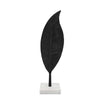Metal 19" Leaf Table Decor - Black | Décoration de table feuille de 19 po en métal - noire