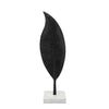 Metal 19" Leaf Table Decor - Black | Décoration de table feuille de 19 po en métal - noire