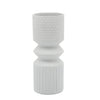 Ceramic 10" Mallet Vase - White|Vase maillet de 10 po en céramique - blanc