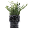 Ceramic 5" Skull Vase - Black|Vase crâne de 5 po en céramique - noir