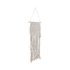 Wood 18" Macrame Wall Hanging - Ivory | Décoration murale de 18 po en macramé et en bois - ivoire