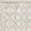 Wood 18" Macrame Wall Hanging - Ivory | Décoration murale de 18 po en macramé et en bois - ivoire