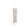 Wood 18" Macrame Wall Hanging - Ivory | Décoration murale de 18 po en macramé et en bois - ivoire