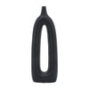 Ceramic 14" Open Cut-Out Vase - Black|Vase de 14 po en céramique avec découpe - noir