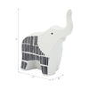 Ceramic 7" Elephant Decor - Black and White | Décoration éléphant de 7 po en céramique - noire et blanche