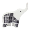 Ceramic 7" Elephant Decor - Black and White | Décoration éléphant de 7 po en céramique - noire et blanche