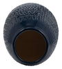Navy Blue 10" Carved Vase|Vase gravé bleu marine de 10 po