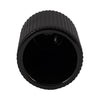 Ceramic 7" Ridged Vase - Black|Vase strié de 7 po en céramique - noir