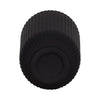 Ceramic 7" Ridged Vase - Black|Vase strié de 7 po en céramique - noir
