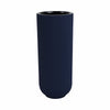 Ceramic 11" Ridged Vase - Navy|Vase strié de 11 po en céramique - bleu marine
