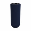 Ceramic 11" Ridged Vase - Navy|Vase strié de 11 po en céramique - bleu marine