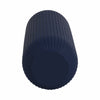 Ceramic 11" Ridged Vase - Navy|Vase strié de 11 po en céramique - bleu marine