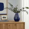 Ceramic 10" Primeval Vase - Blue | Vase Primeval de 10 po en céramique - bleu