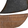 Metal 19" Boat Wall Decoration - Brown | Décoration murale bateau de 19 po en métal - brune