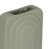 Dolomite 7" Rectangular Vase - Dark Sage|Vase rectangulaire de 7 po en dolomite - sauge foncé