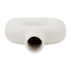Dolomite 8" Open Cut Vase - White | Vase de 8 po en dolomie avec découpe - blanc