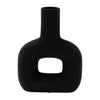 Dolomite 8" Open Cut Vase - Black | Vase de 8 po en dolomie avec découpe - noir