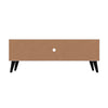 Manhattan Comfort Doyers 53.15" Mid-Century Modern TV Stand - White & Nut Brown|Meuble pour téléviseur Doyers de Manhattan Comfort de 53,15 po de style moderne du milieu du 20e siècle - blanc et brun noix
