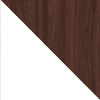 Manhattan Comfort Doyers 53.15" Mid-Century Modern TV Stand - White & Nut Brown|Meuble pour téléviseur Doyers de Manhattan Comfort de 53,15 po de style moderne du milieu du 20e siècle - blanc et brun noix