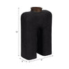 Ecomix 15" Abstract Vase - Black | Vase abstrait Economix de 15 po - noir