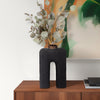 Ecomix 15" Abstract Vase - Black | Vase abstrait Economix de 15 po - noir