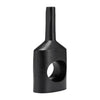 Metal 12" Small Modern Open Cut-Out Vase - Black|Petit vase moderne de 12 po en métal avec découpe - noir