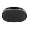Metal 12" Small Modern Open Cut-Out Vase - Black|Petit vase moderne de 12 po en métal avec découpe - noir