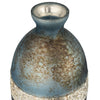 Glass 16" Tri-Coloured Glittered Vase|Vase brillant de 16 po en verre à trois couleurs