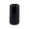 Ceramic 10" Grooved Vase - Navy Blue|Vase rainuré de 10 po en céramique - bleu marine