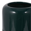 Forest Green 10" Ceramic Grooved Vase|Vase rainuré en céramique vert forêt de 10 po
