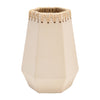 Ceramic 11" Vase with Weaving - Natural|Vase de 11 po en céramique à motif tressé - naturel