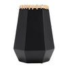Ceramic 11" Vase with Weaving - Black|Vase de 11 po en céramique à motif tressé - noir