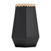 Ceramic 11" Vase with Weaving - Black|Vase de 11 po en céramique à motif tressé - noir