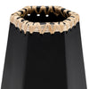 Ceramic 11" Vase with Weaving - Black|Vase de 11 po en céramique à motif tressé - noir