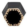 Ceramic 11" Vase with Weaving - Black|Vase de 11 po en céramique à motif tressé - noir