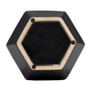 Ceramic 11" Vase with Weaving - Black|Vase de 11 po en céramique à motif tressé - noir