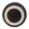 Ceramic 12" Plaid Textured Vase - Black | Vase de 12 po en céramique avec texture quadrillée - noir