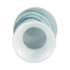 Glass 11" Two-Tone Vase - Blue and White|Vase deux couleurs de 11 po en verre - bleu et blanc