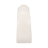 Stoneware 7" Curvy Cut-Out Vase - White|Vase courbé de 7 po en grès avec découpe - blanc