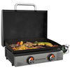 Blackstone 22" Tabletop Griddle Stainless Steel with Hood - 1813|Plaque chauffante de table Blackstone de 22 po en acier inoxydable avec couvercle - 1813