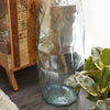 Glass 29" Vase - Light Blue|Vase de 29 po en verre - bleu clair