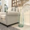 Glass 29" Vase - Light Blue|Vase de 29 po en verre - bleu clair