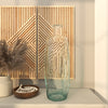 Glass 29" Vase - Light Blue|Vase de 29 po en verre - bleu clair