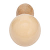 Wood 8" Coned Mushroom - Ivory|Champignon conique de 8 po en bois - ivoire