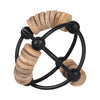 Metal 6" Abacus Orb - Natural and Black|Globe boulier de 6 po en métal - naturel et noir