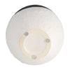 Stoneware 11" Noir Vase - Black and White|Vase de 11 po en grès noir - noir et blanc