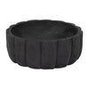 Wood 9" Scalloped Bowl - Black|Bol festonné de 9 po en bois - noir