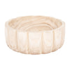 Wood 9" Scalloped Bowl - Natural|Bol festonné de 9 po en bois - naturel
